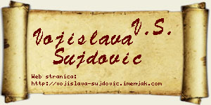 Vojislava Šujdović vizit kartica